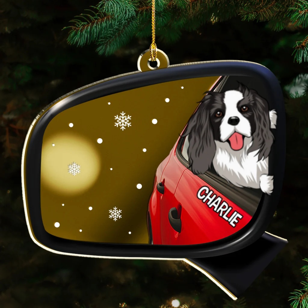 Head Out Window - Personalized Custom Mirrored Acrylic Ornament - Image 6