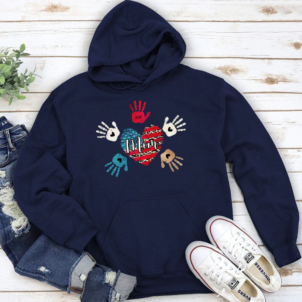 Heart And Hands - Personalized Custom Hoodie - Image 2