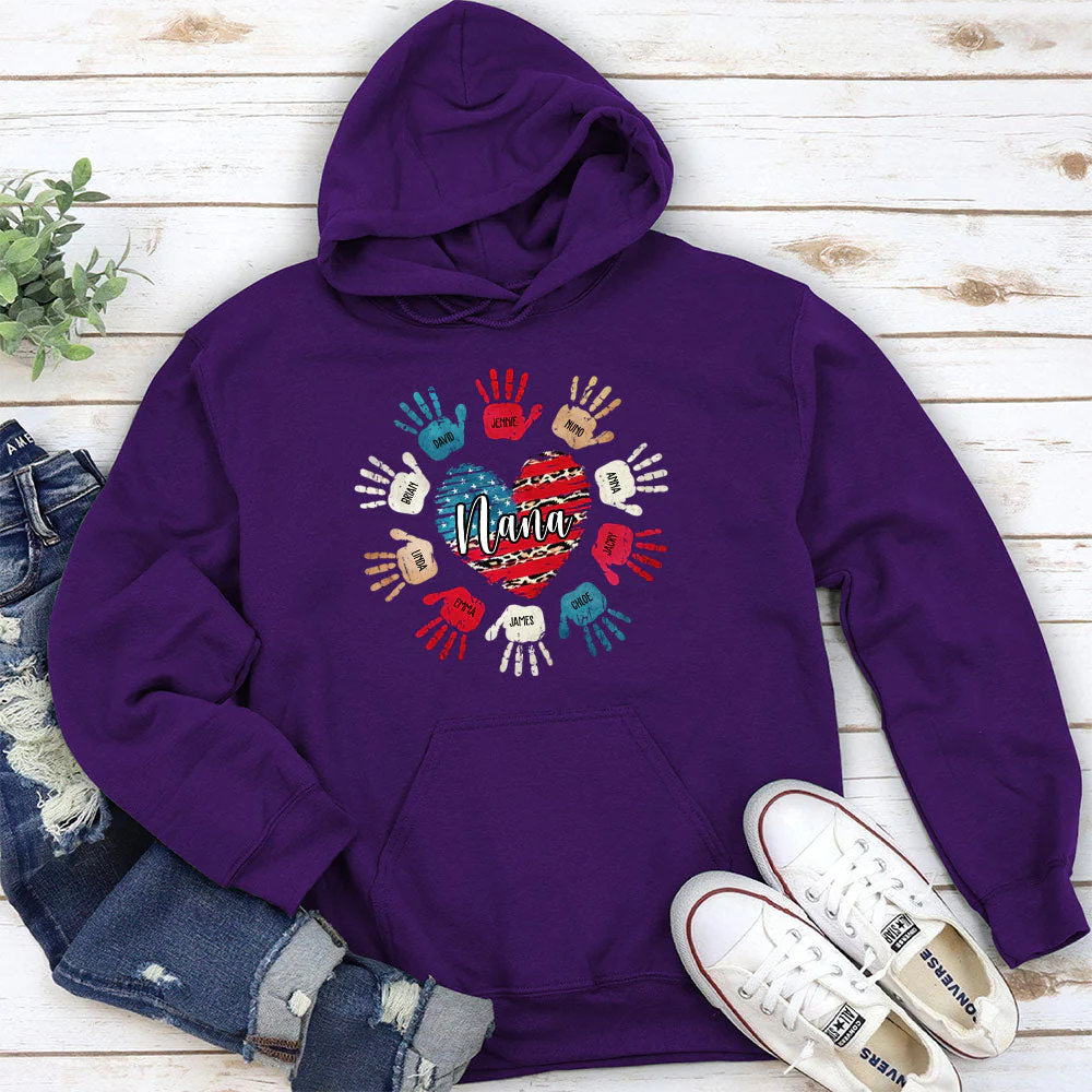 Heart And Hands - Personalized Custom Hoodie - Image 5