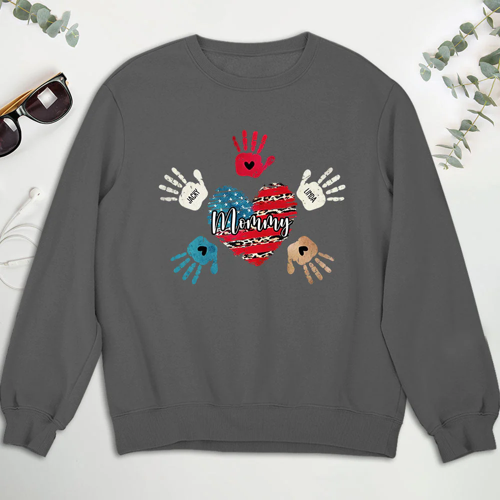 Heart And Hands - Personalized Custom Sweatshirt - Image 3