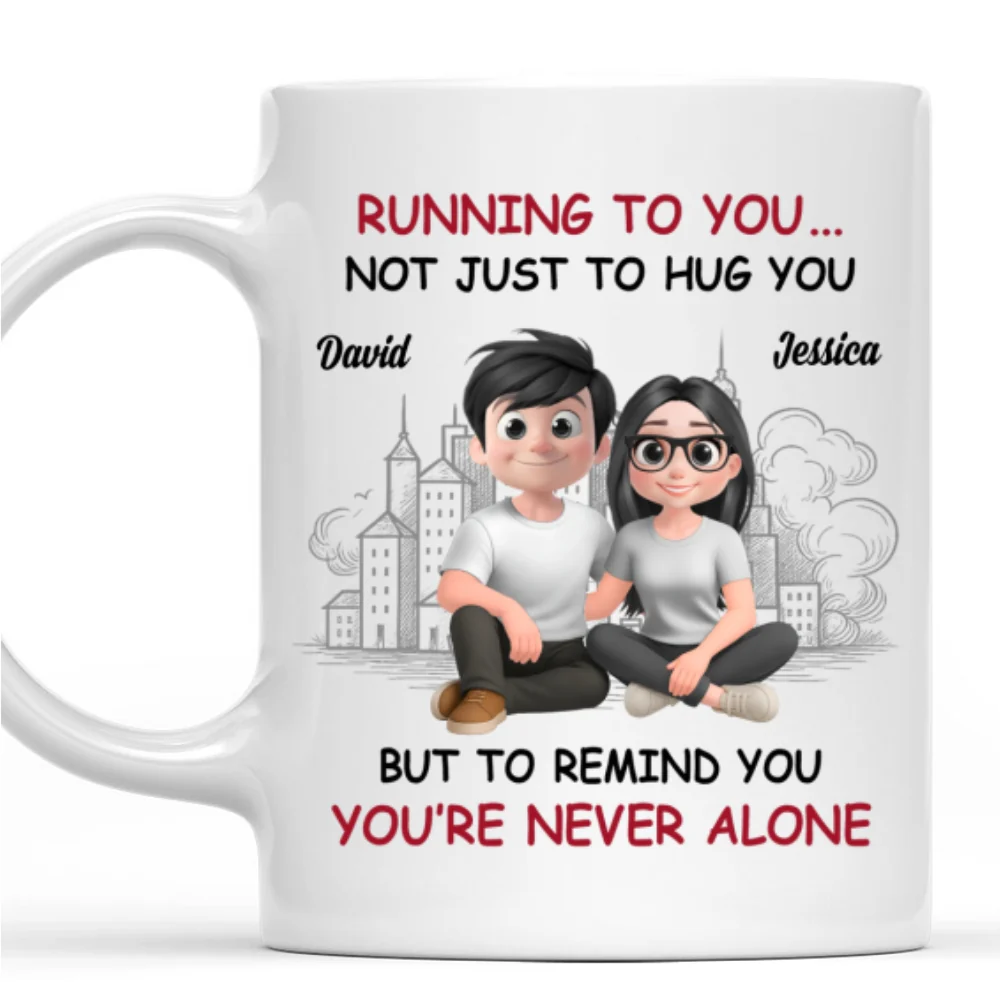 Heart Runs Home To You - Personalized Custom Coffee Mug - Image 7