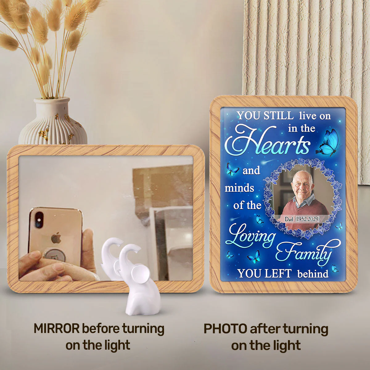 Hearts And Minds - Personalized Custom Magic Mirror - Image 4