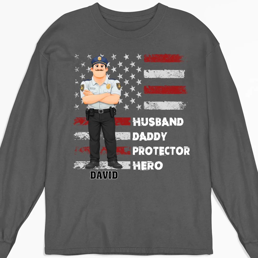 Hero At Work Home Too- Personalized Custom Shirt - Image 11