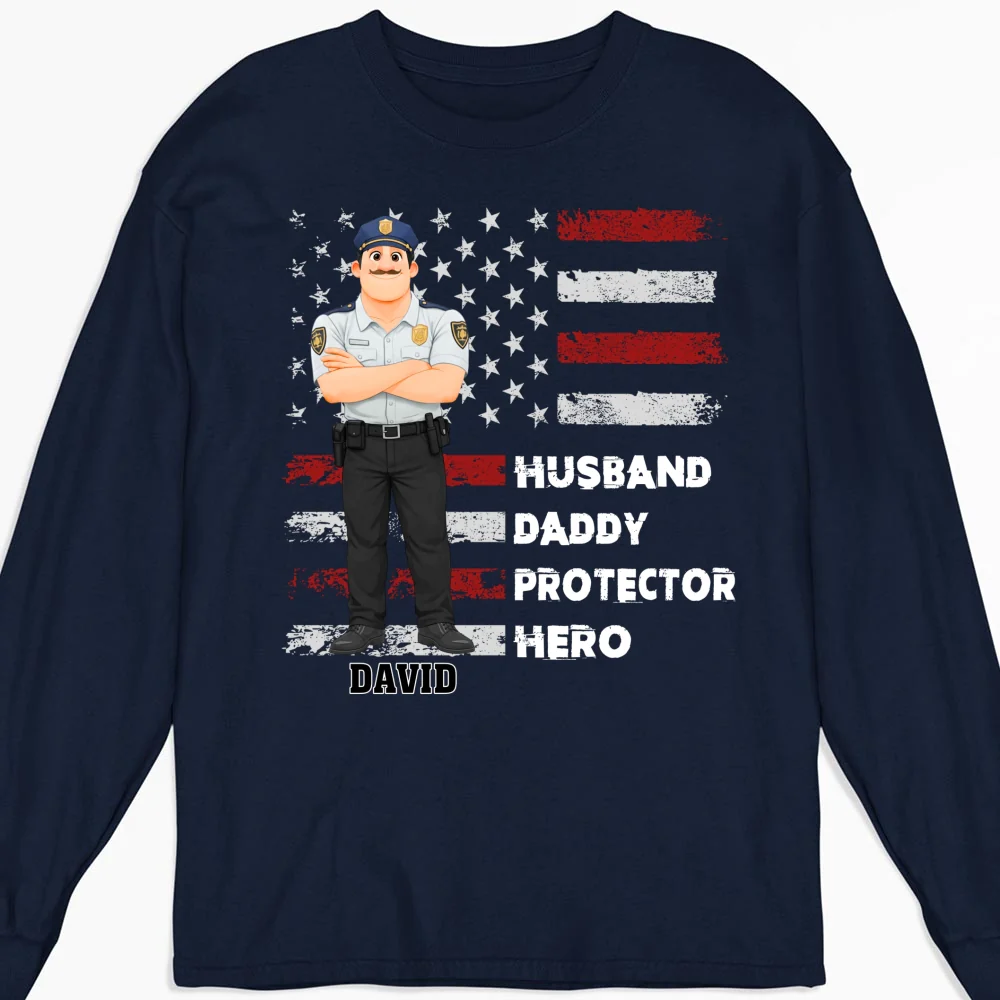Hero At Work Home Too- Personalized Custom Shirt - Image 12