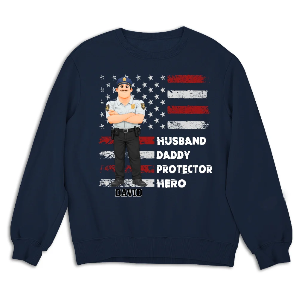 Hero At Work Home Too- Personalized Custom Shirt - Image 15