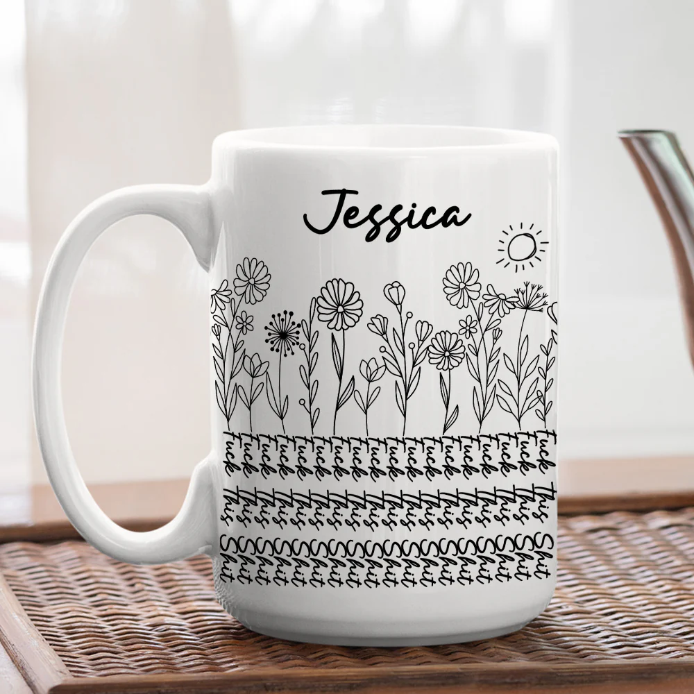 Hidden Message - Personalized Custom Coffee Mug - Image 5