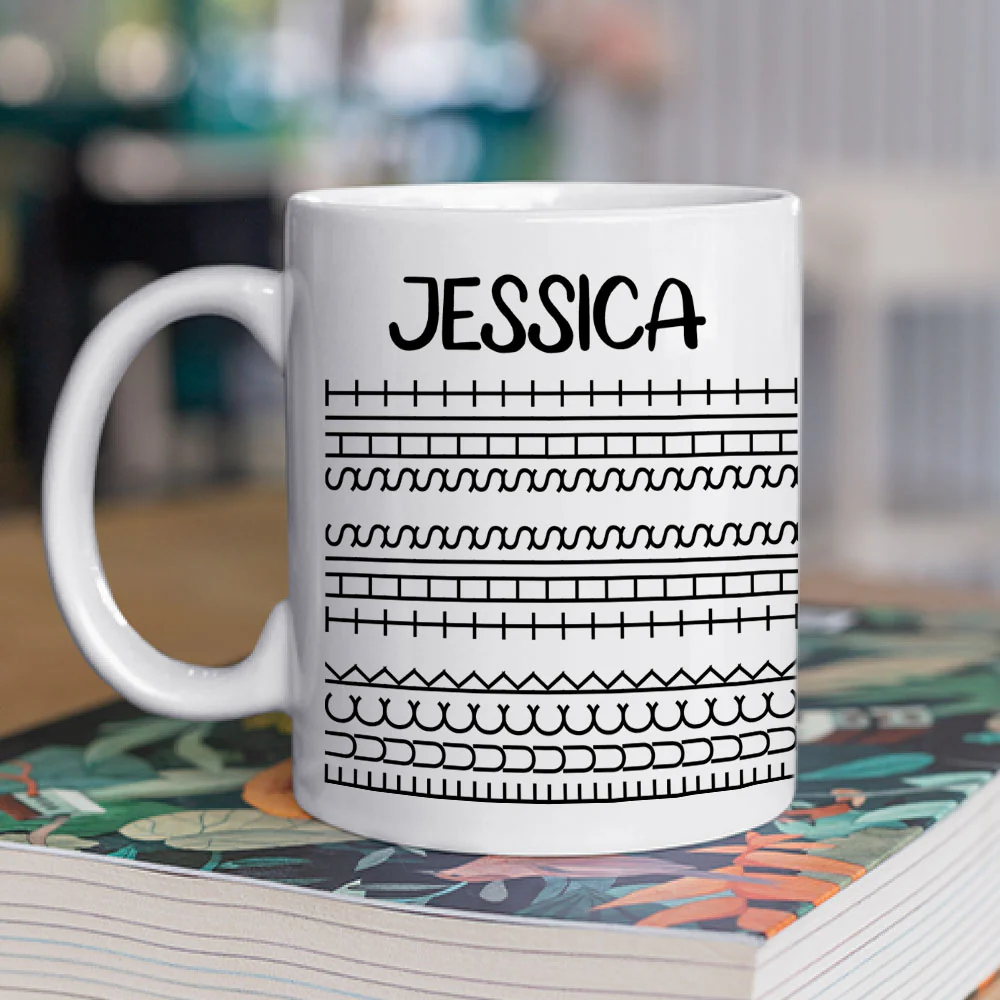 Hidden Words Pure Poetry - Personalized Custom Coffee Mug - Image 2