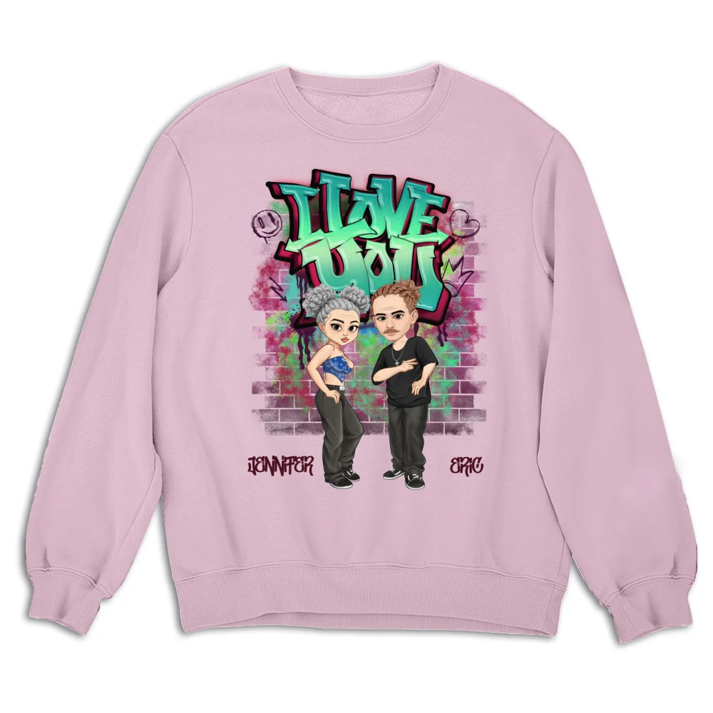 Hip Hop Couple - Personalized Custom Shirt - Image 16