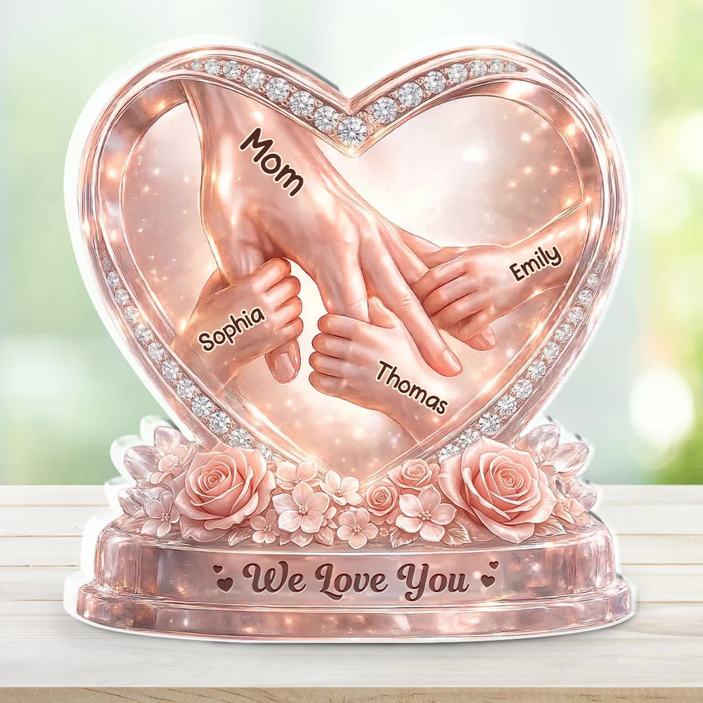 Hold Your Hand Forever - Personalized Custom Acrylic Plaque - Image 5
