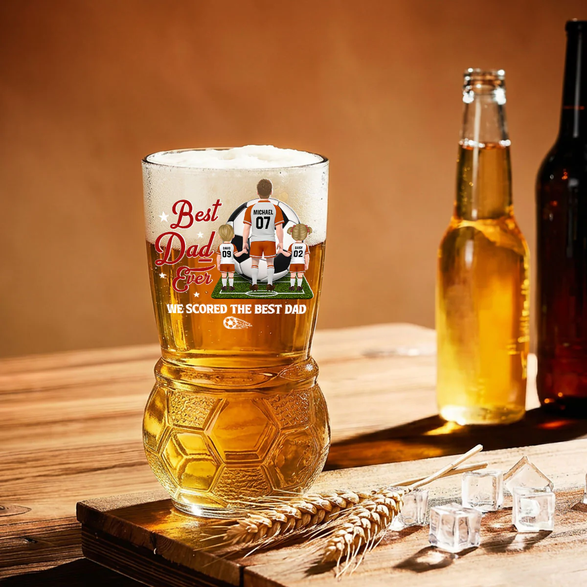 Home of Soccer Fans Forever - Personalized Custom Football Beer Glass