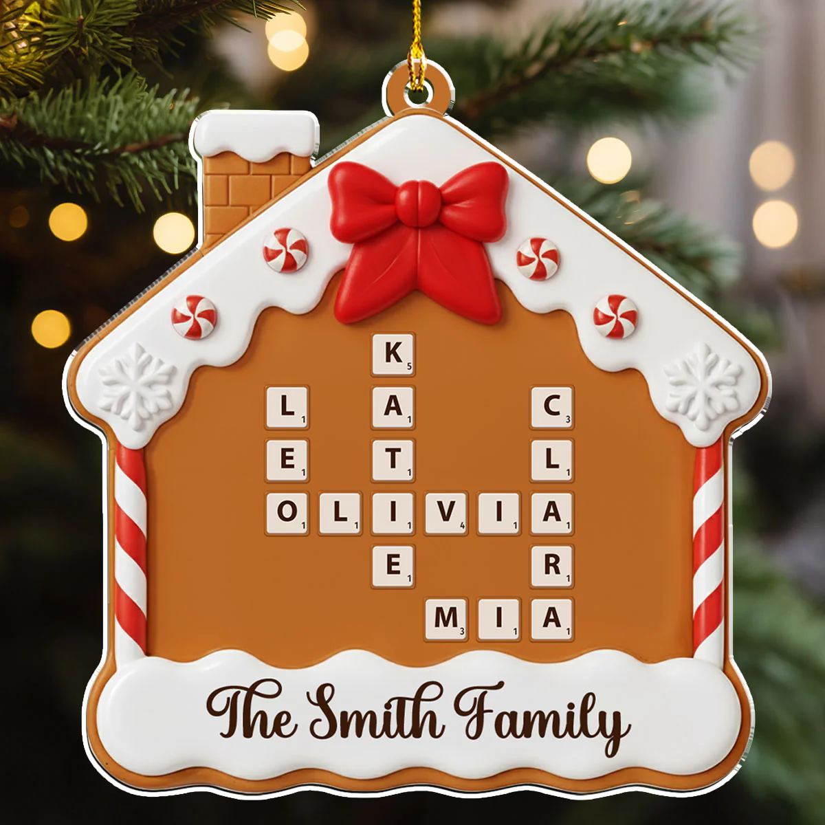 Home Sweet Cake - Personalized Custom Acrylic Ornament - Image 3