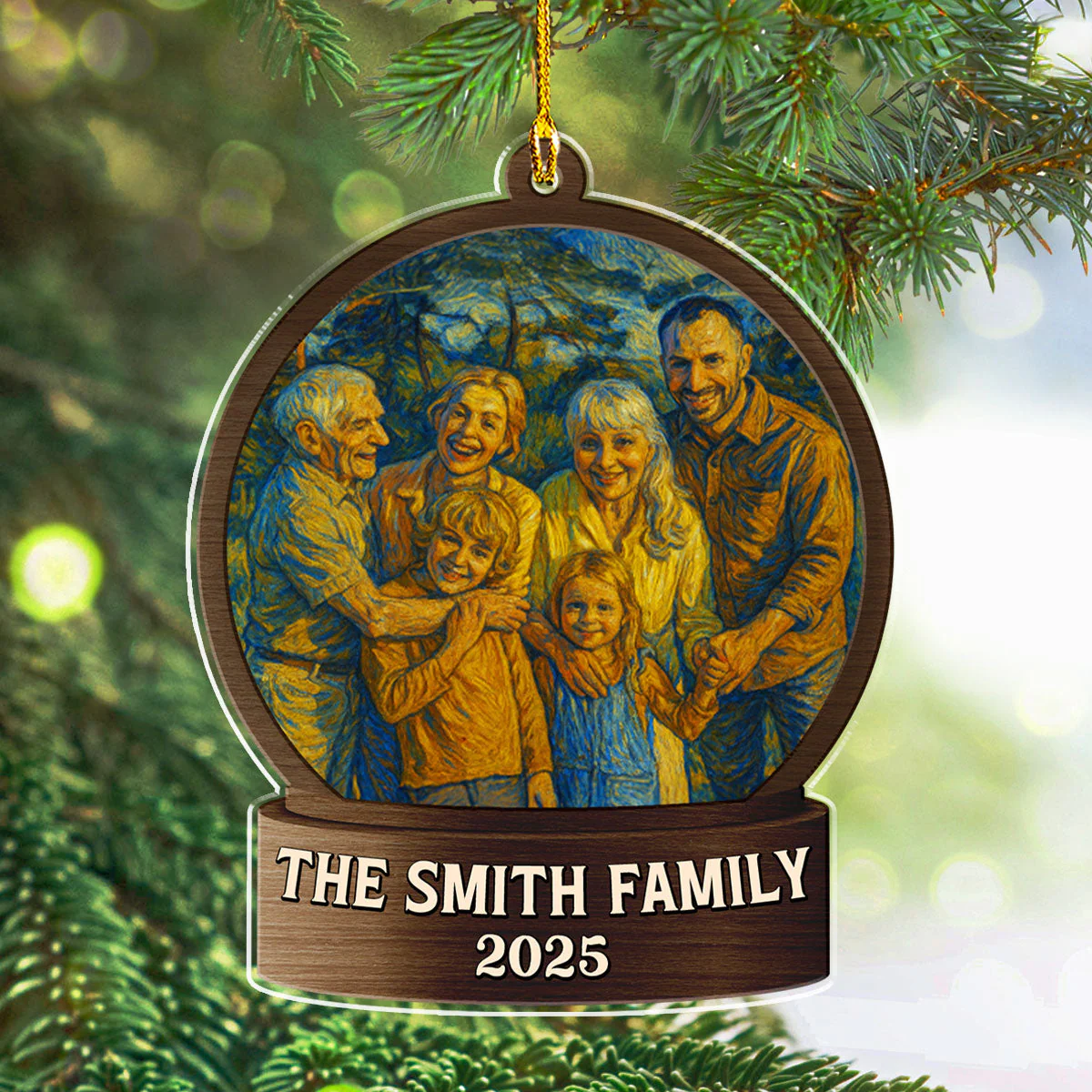 Home Sweet Home - Personalized Custom Acrylic Ornament - Image 6