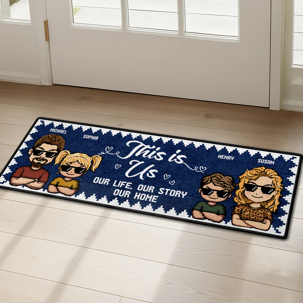 Home Sweet Home - Personalized Custom Runner Rug