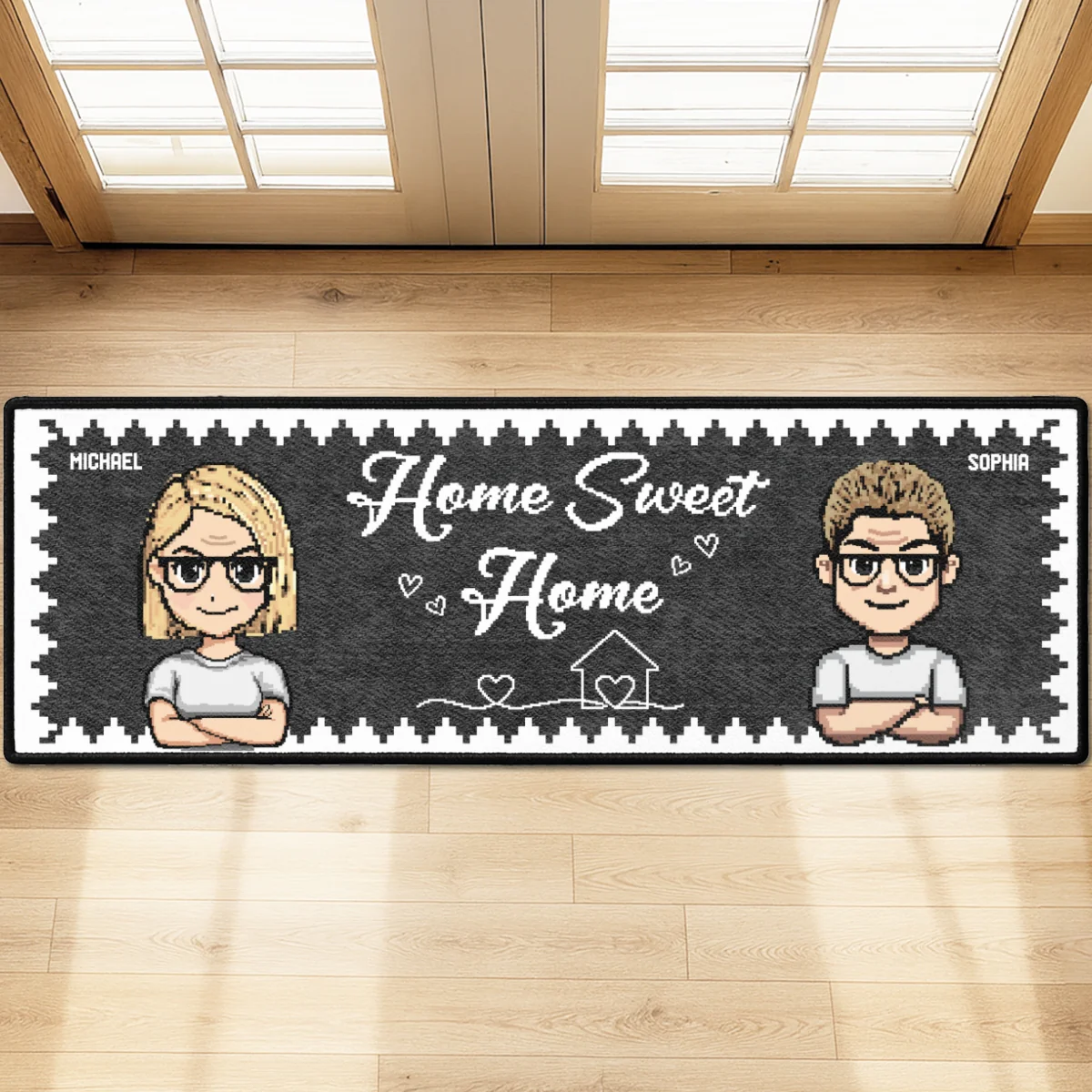 Home Sweet Home - Personalized Custom Runner Rug - Image 7