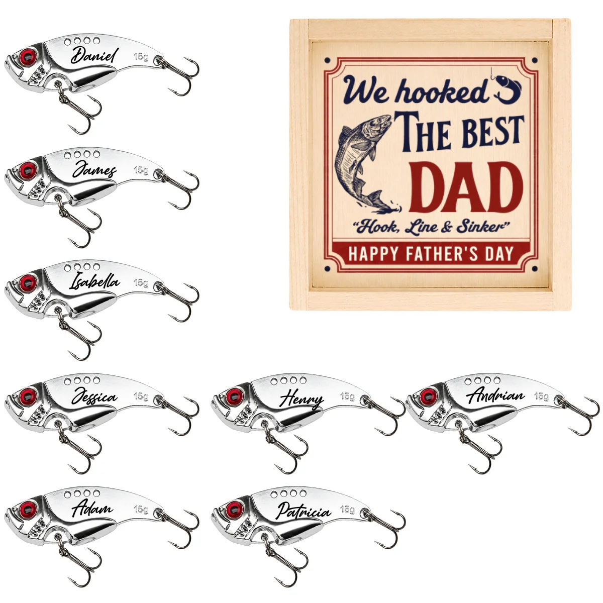 Hook Line And Sinker 2 - Personalized Custom Fishing Lure - Image 10