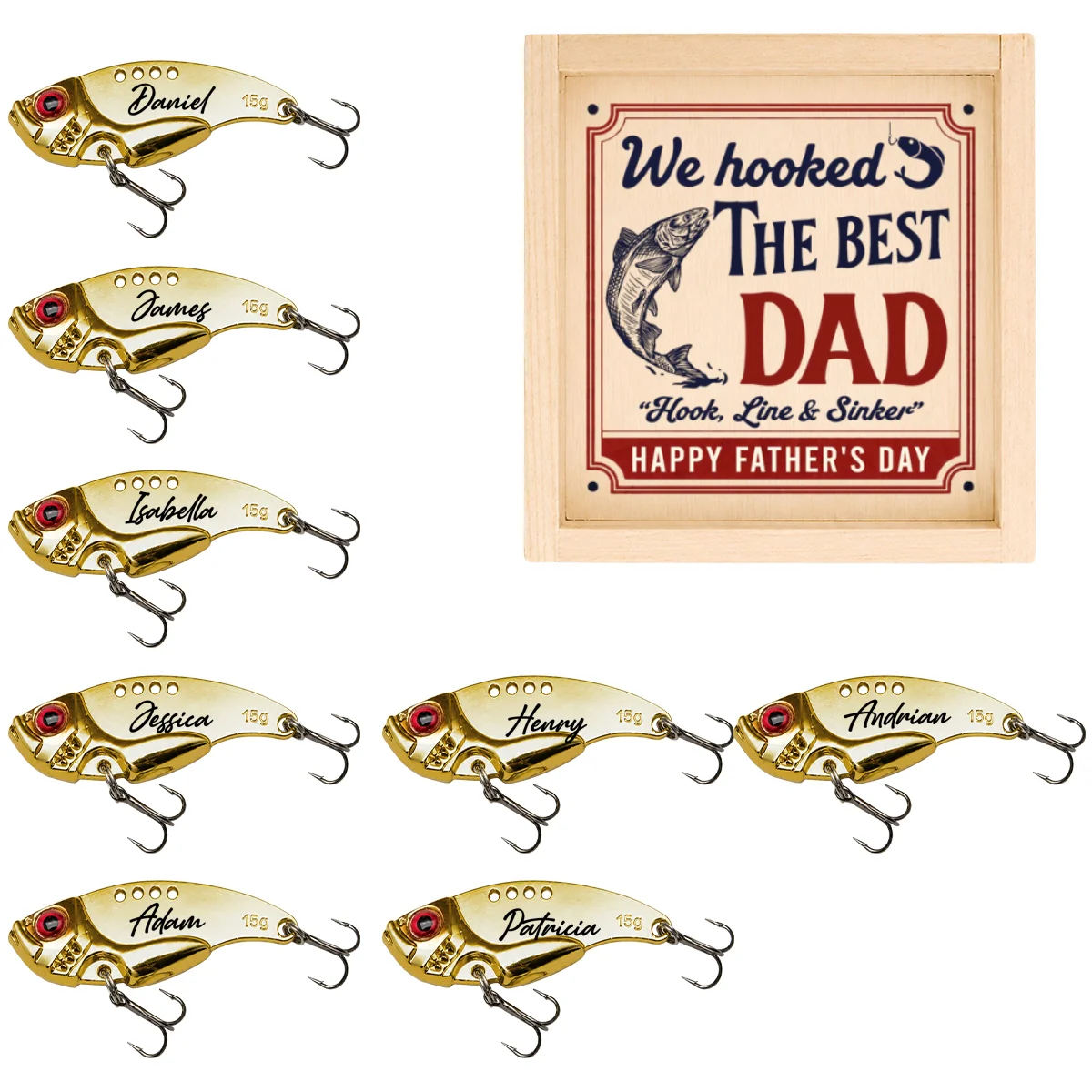 Hook Line And Sinker 2 - Personalized Custom Fishing Lure - Image 11