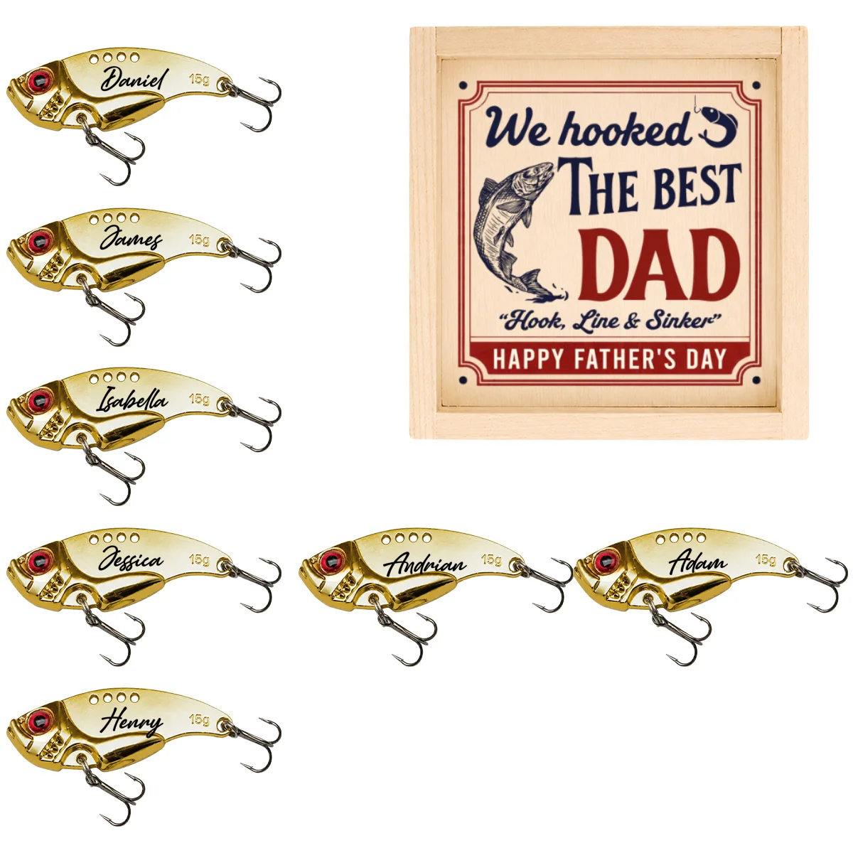 Hook Line And Sinker 2 - Personalized Custom Fishing Lure - Image 13
