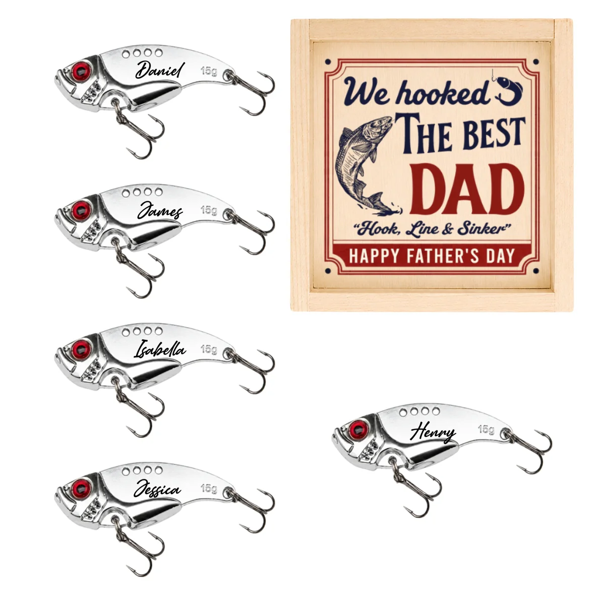 Hook Line And Sinker 2 - Personalized Custom Fishing Lure - Image 16