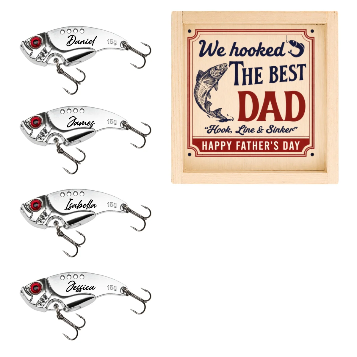 Hook Line And Sinker 2 - Personalized Custom Fishing Lure - Image 18