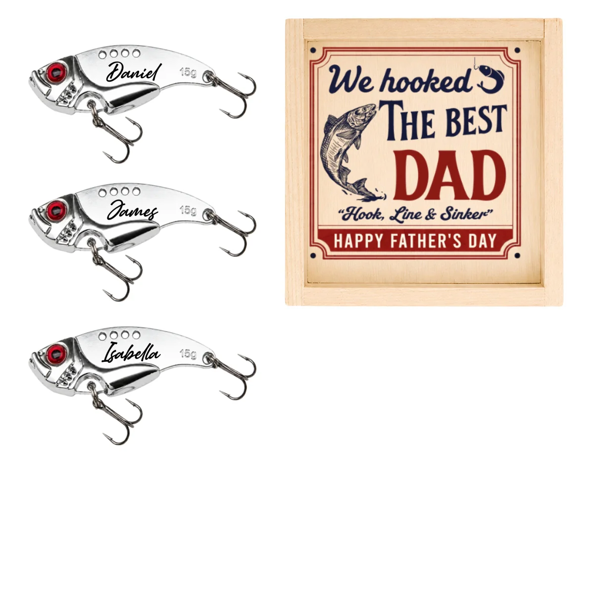 Hook Line And Sinker 2 - Personalized Custom Fishing Lure - Image 20