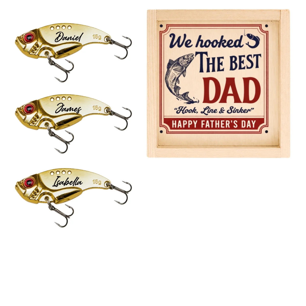 Hook Line And Sinker 2 - Personalized Custom Fishing Lure - Image 21