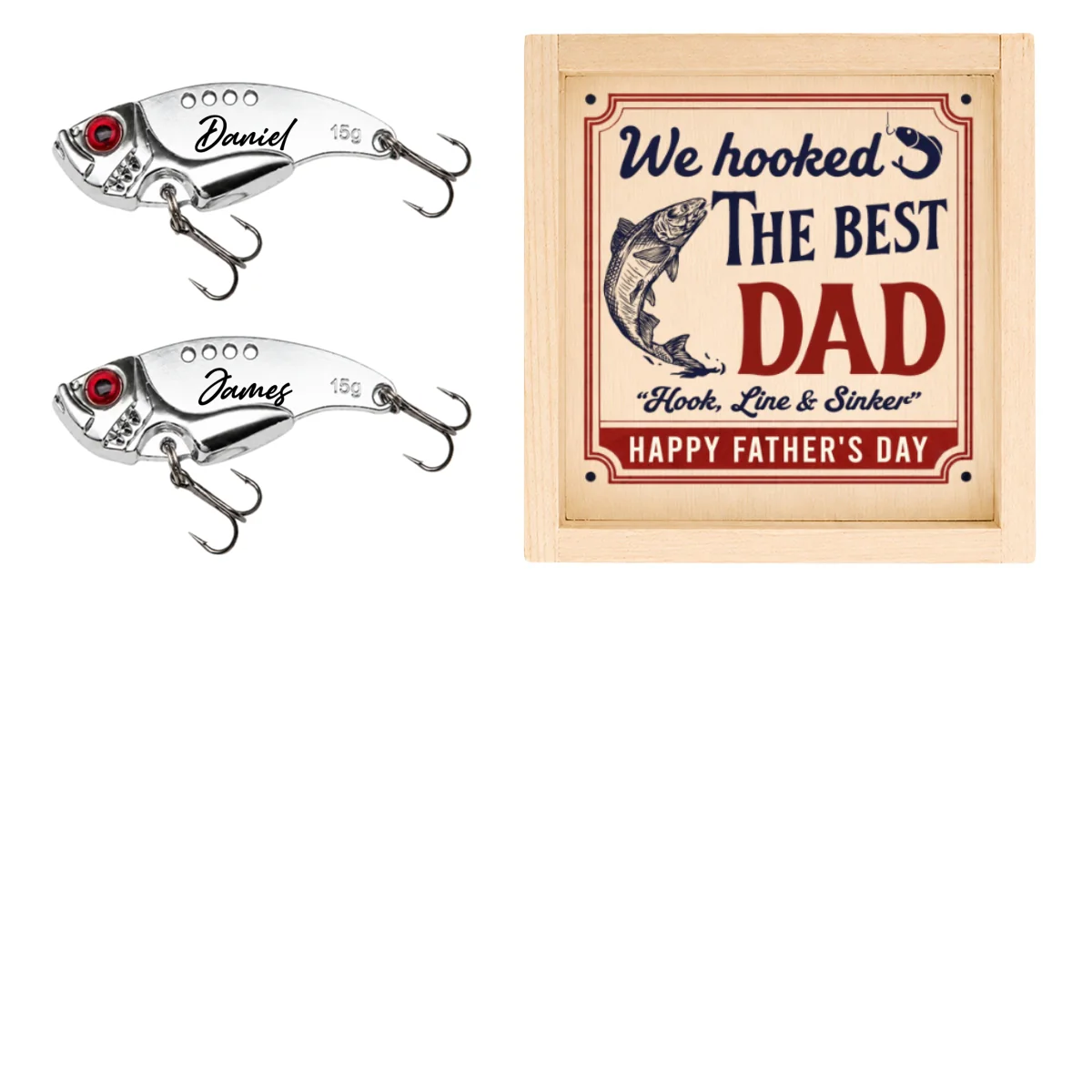 Hook Line And Sinker 2 - Personalized Custom Fishing Lure - Image 22