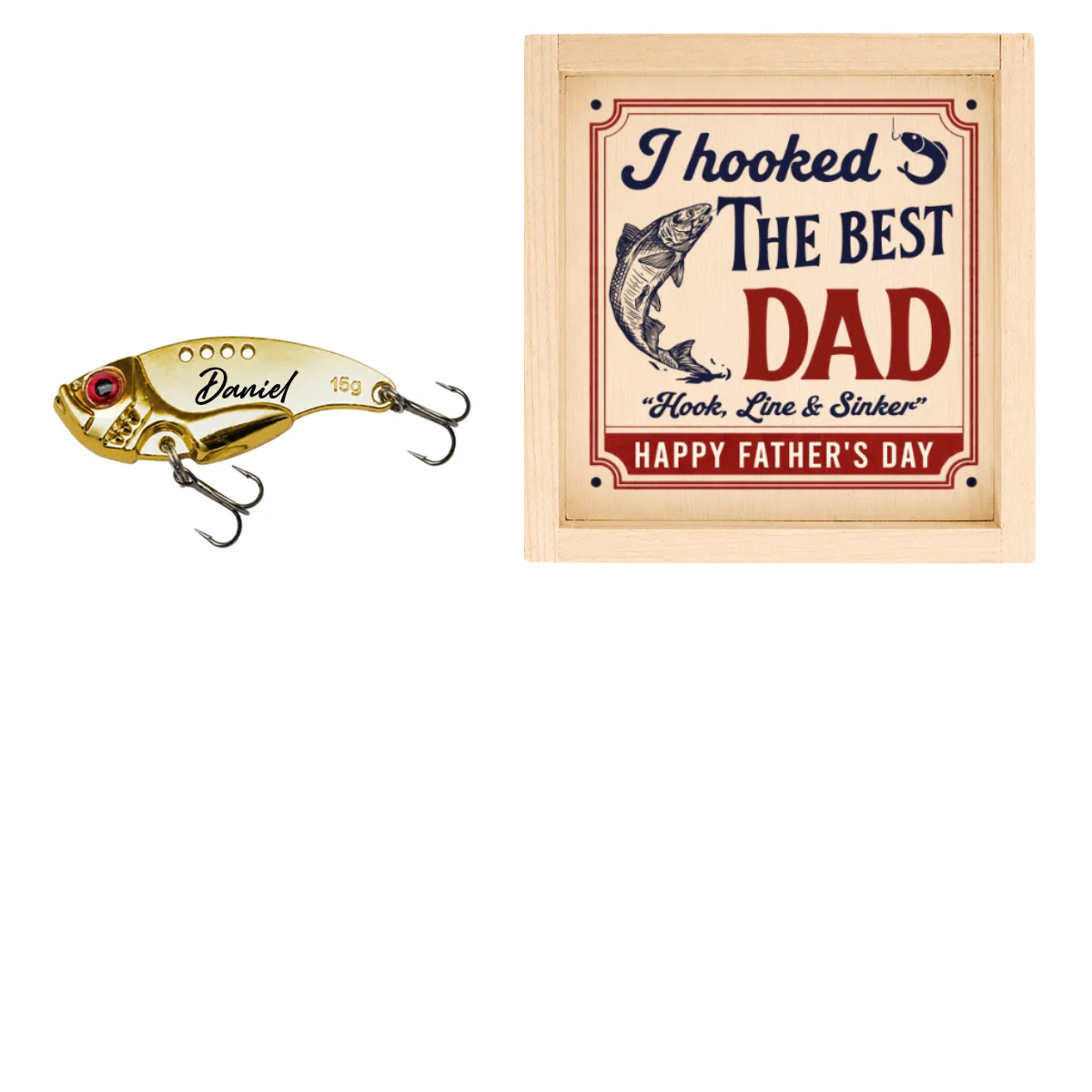 Hook Line And Sinker 2 - Personalized Custom Fishing Lure - Image 25