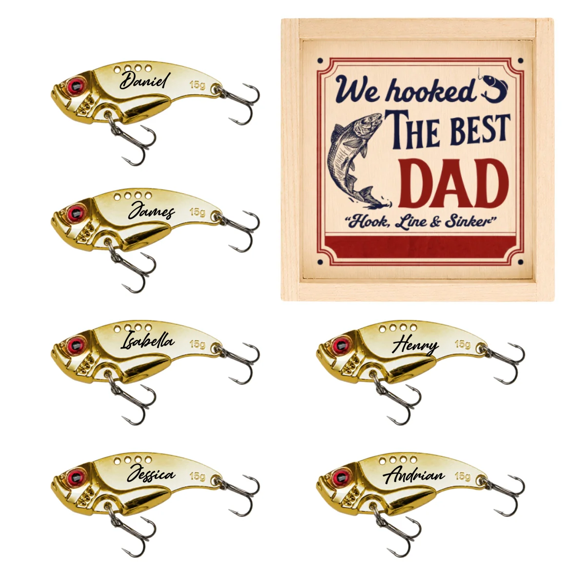 Hook Line And Sinker - Personalized Custom Fishing Lure - Image 7