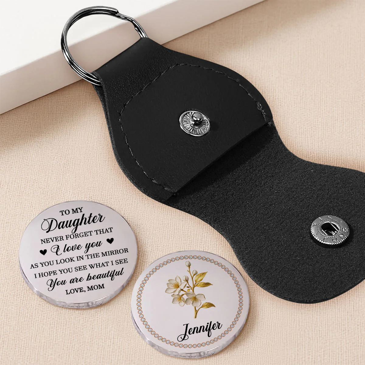 How Beautiful You Are - Personalized Custom 3D Effect Pocket Hug - Image 2