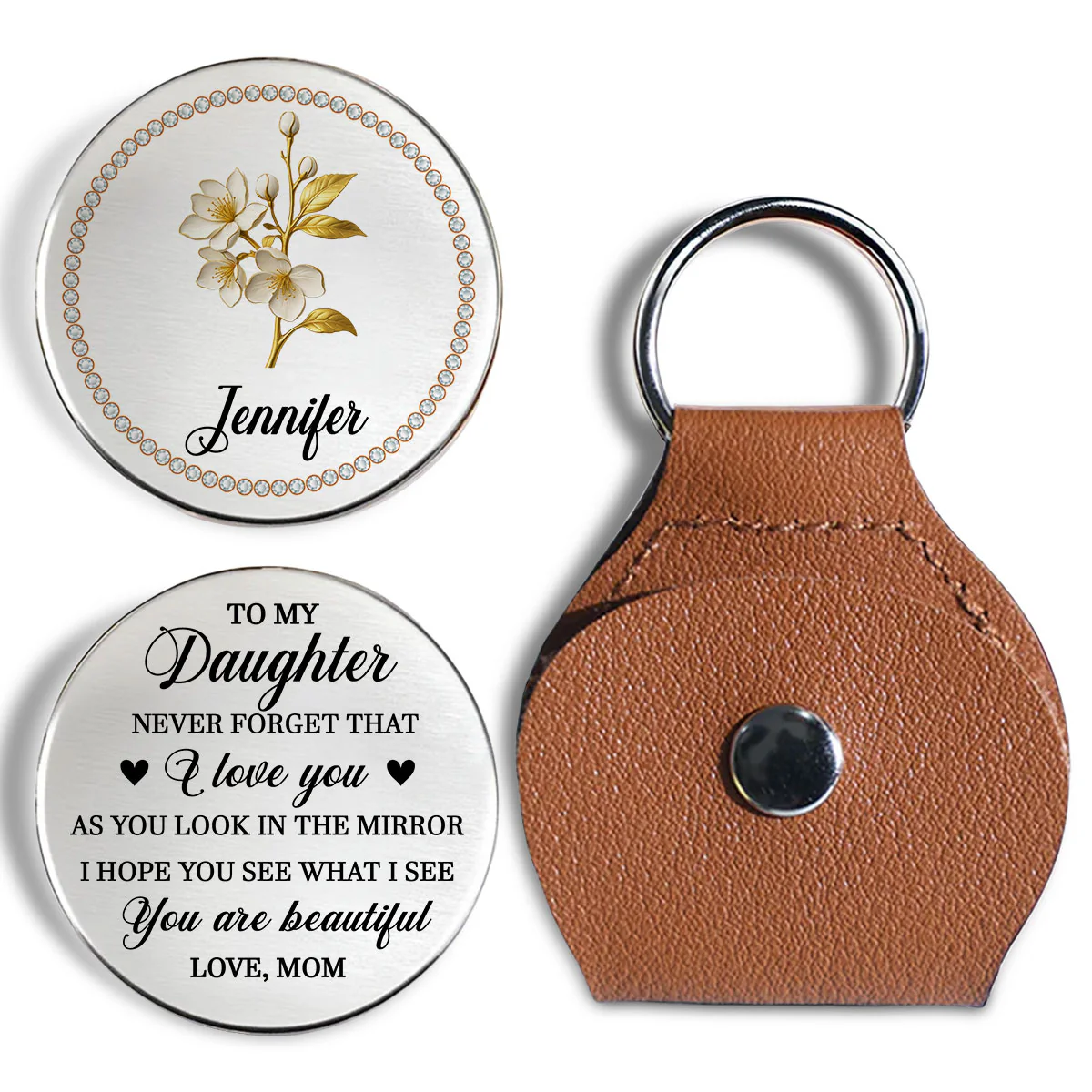 How Beautiful You Are - Personalized Custom 3D Effect Pocket Hug - Image 6