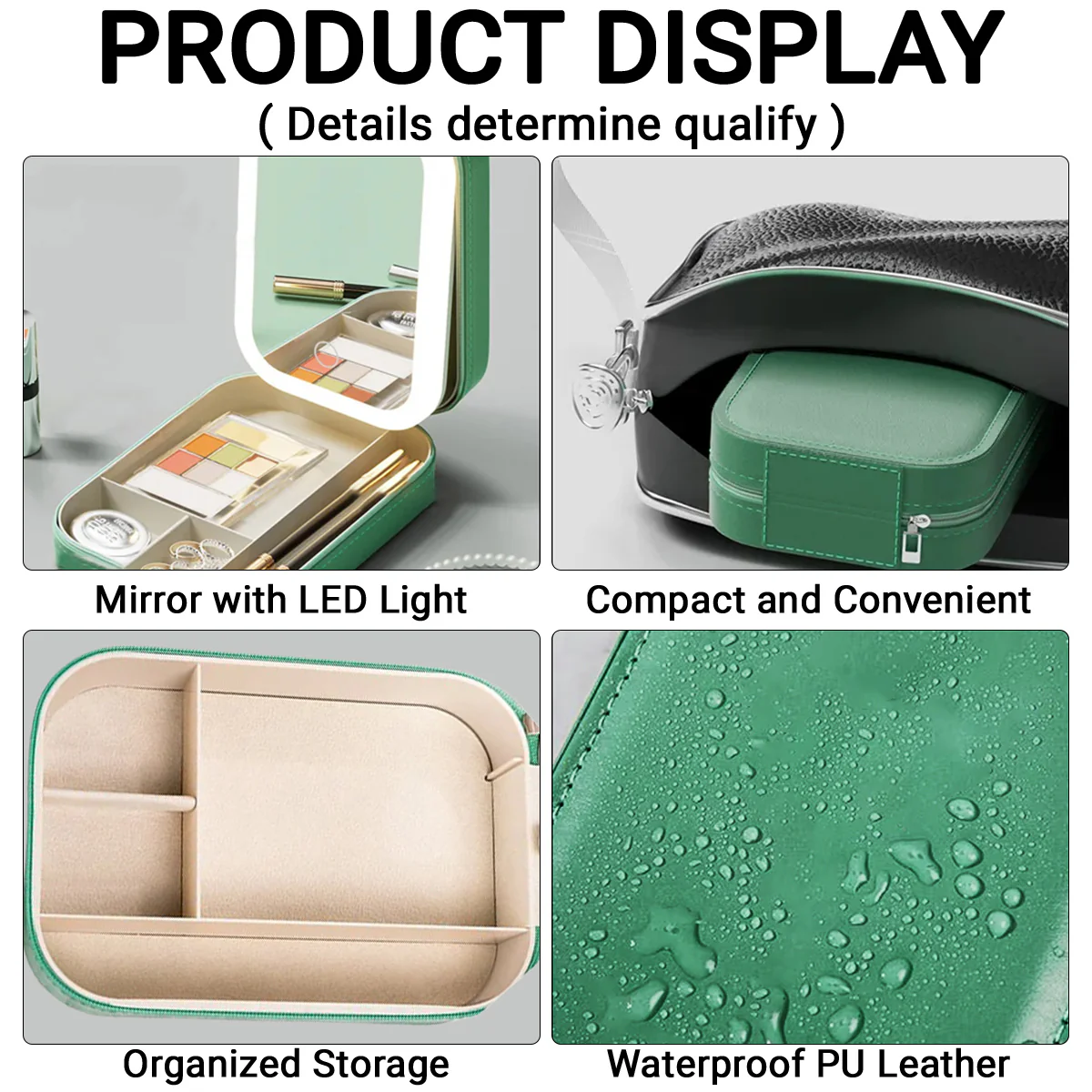 How Beautiful You Are - Personalized Custom Jewelry Box With LED Mirror - Image 4