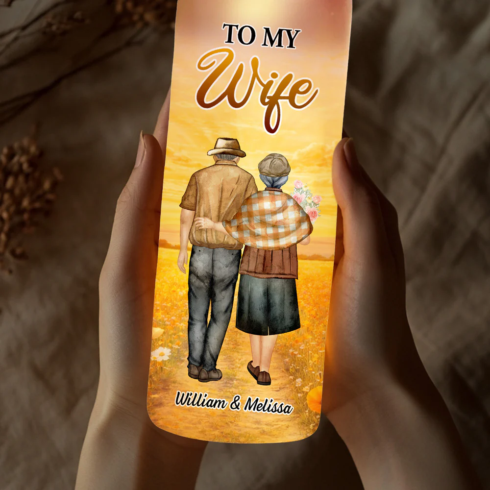 How Lucky I Am - Personalized Custom Bottle Lamp - Image 3