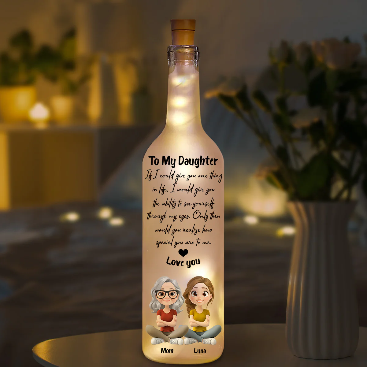How Special You Are - Personalized Custom Bottle Lamp