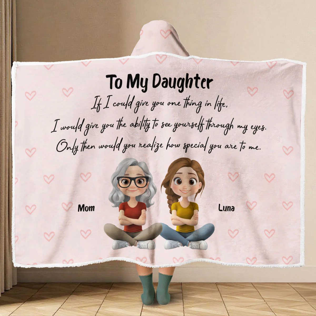 How Special You Are - Personalized Custom Hooded Blanket