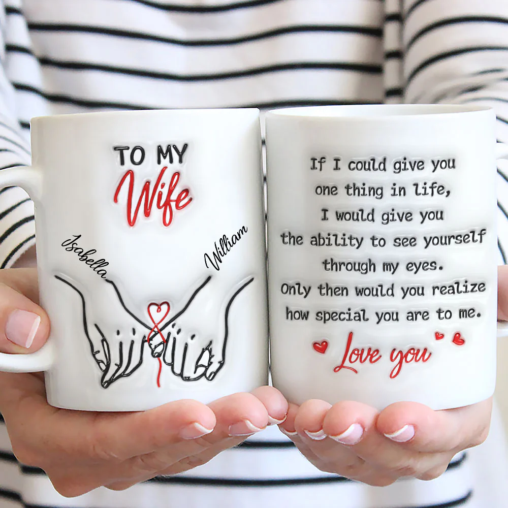 How Special You Are To Me I Love You - Personalized Custom 3D Inflated Effect Mug - Image 3