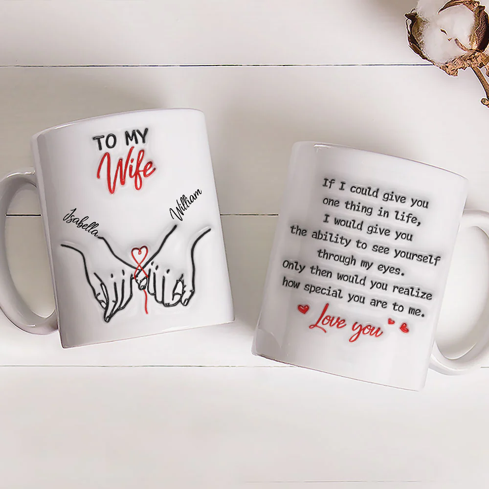 How Special You Are To Me I Love You - Personalized Custom 3D Inflated Effect Mug - Image 4