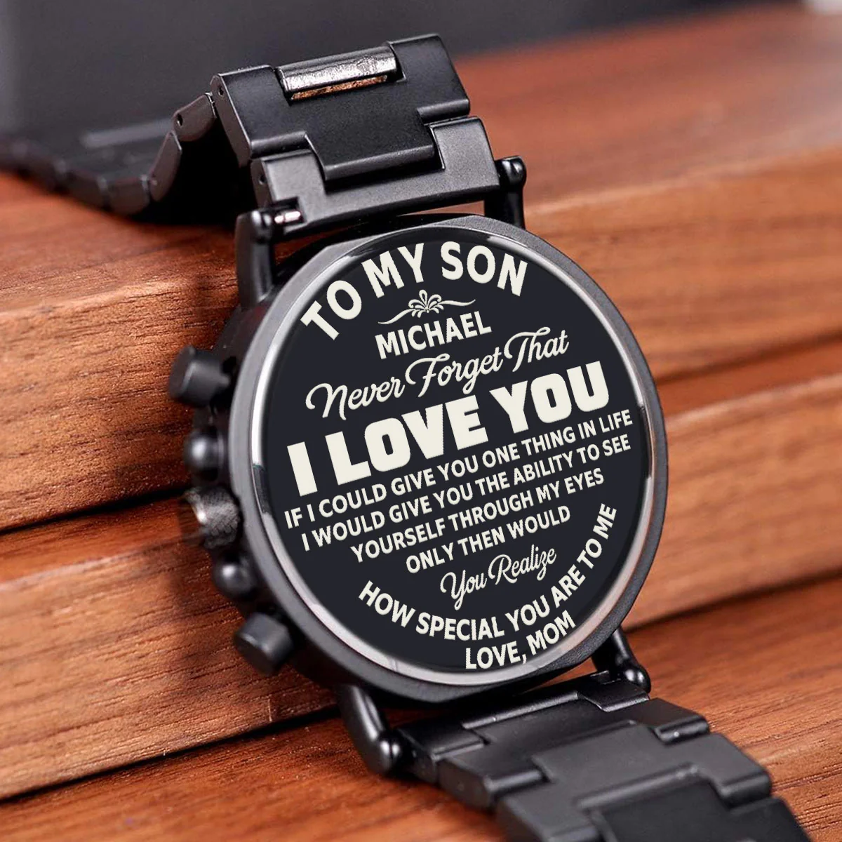 How Special You Are To Me - Personalized Engraved Wooden Watches GQ026 - Image 3