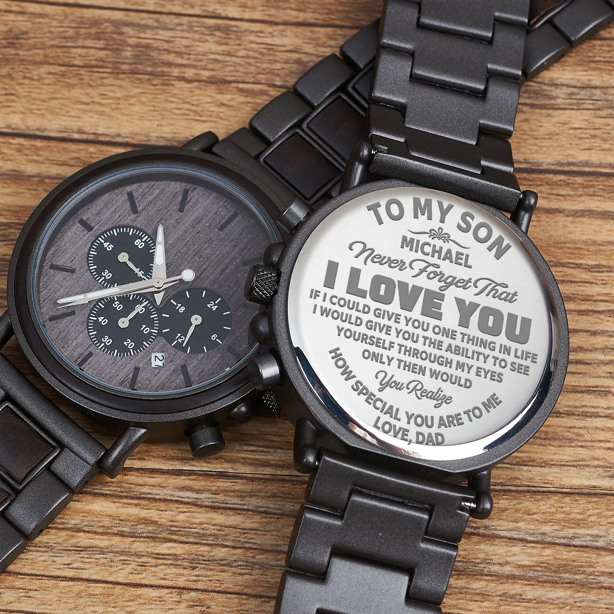 How Special You Are To Me - Personalized Engraved Wooden Watches GQ026 - Image 4