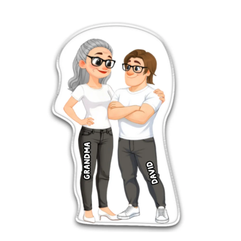 Hugs From Grandma - Personalized Custom Acrylic Fridge Magnet - Image 10
