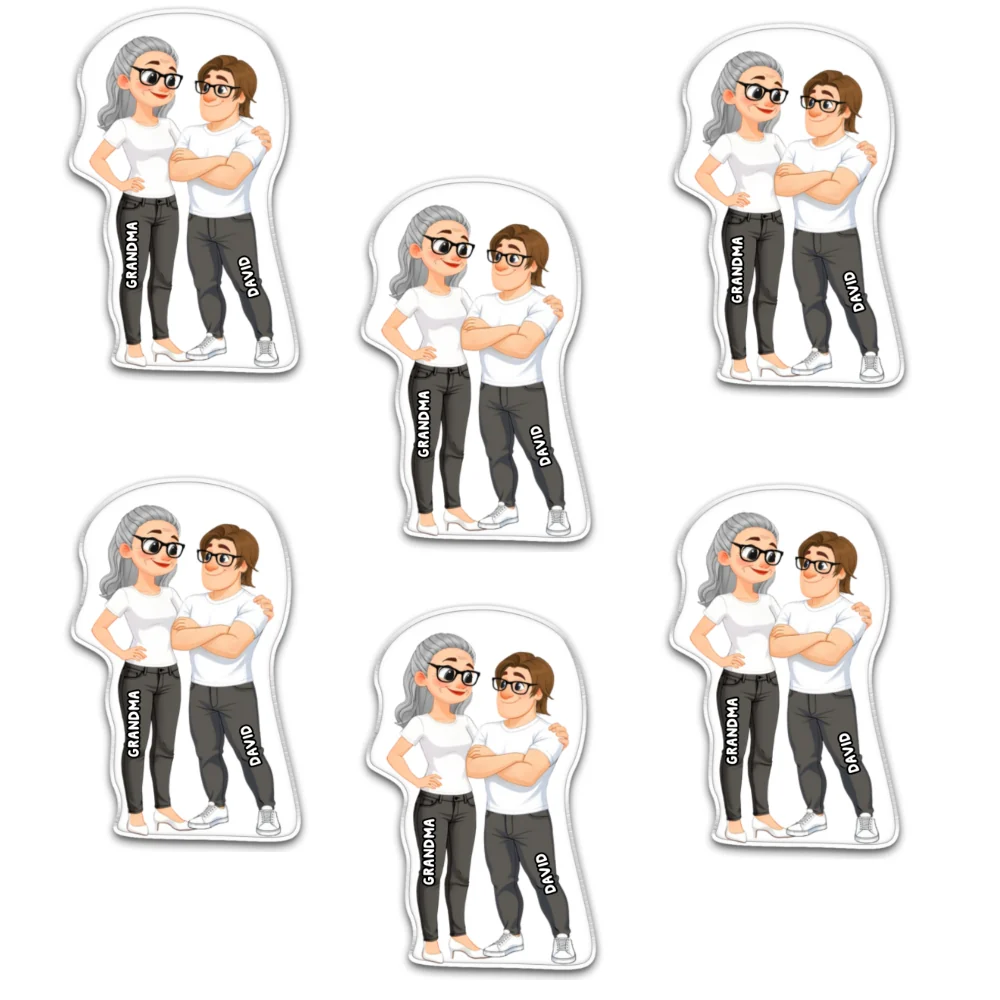 Hugs From Grandma - Personalized Custom Acrylic Fridge Magnet - Image 13