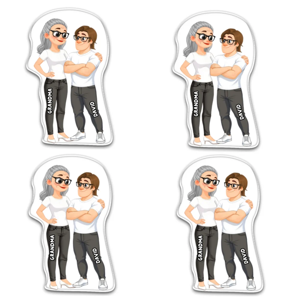 Hugs From Grandma - Personalized Custom Acrylic Fridge Magnet - Image 9