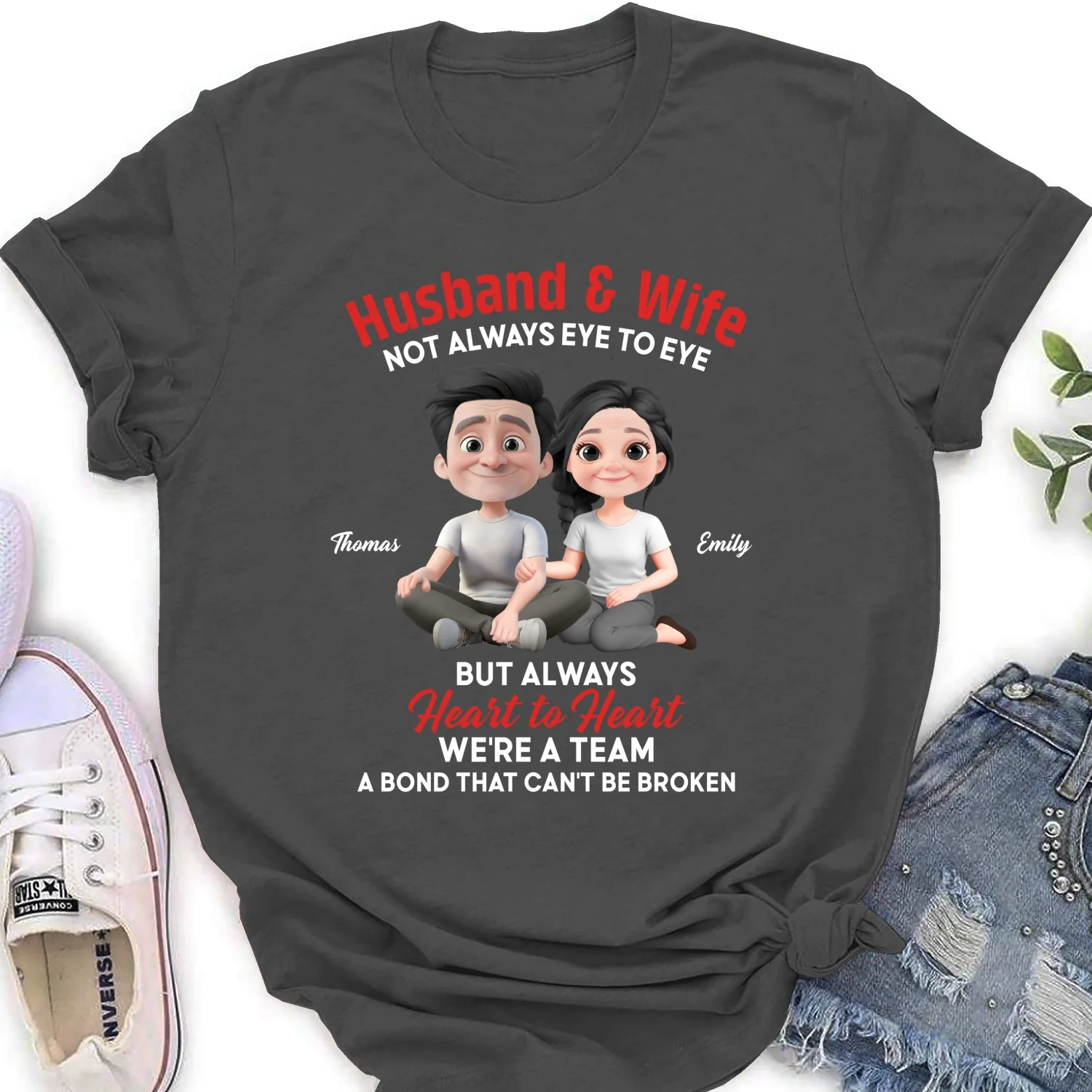 Husband And Wife - Personalized Custom Shirt - Image 14