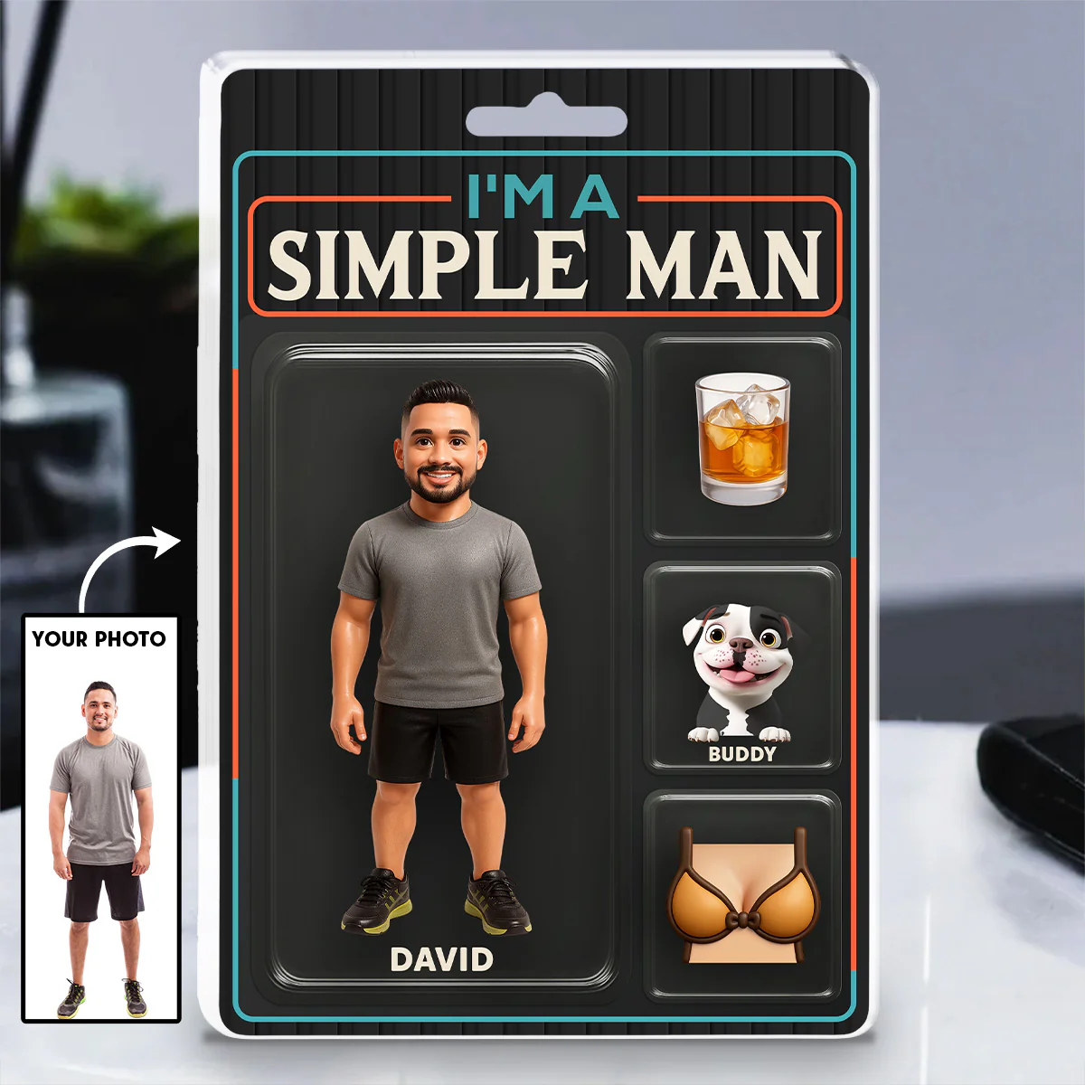 I Am A Simple Man - Personalized Custom Acrylic Plaque
