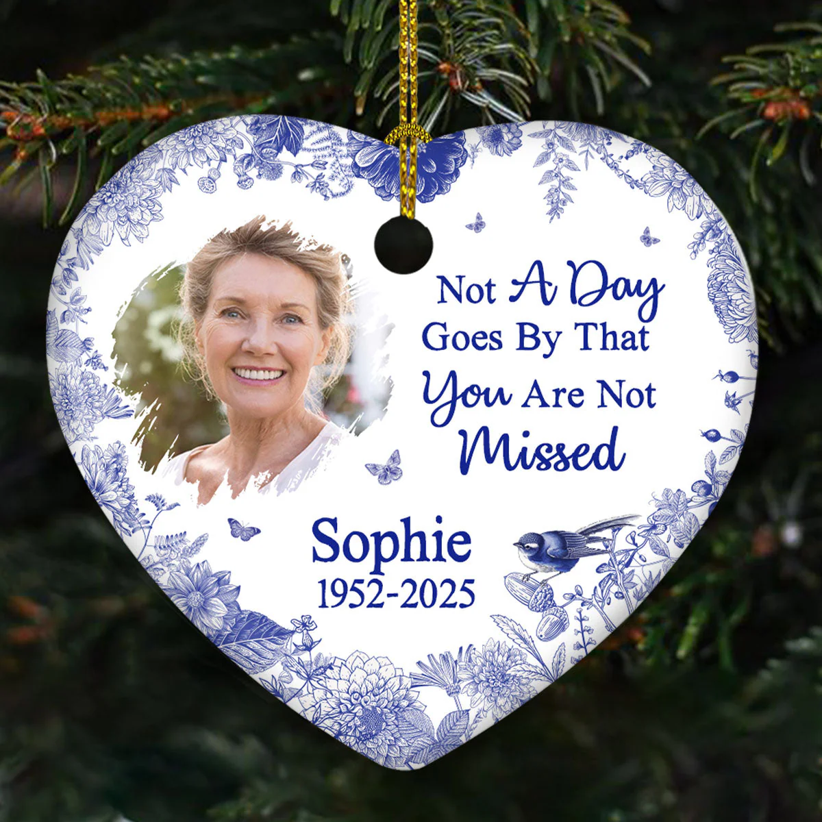 I Am Always With You -  Personalized Custom Ceramic Ornament - Image 3