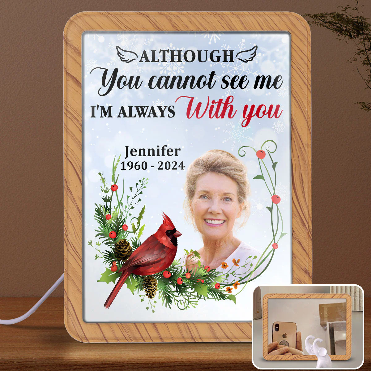 I Am Always With You - Personalized Custom Magic Mirror - Image 3