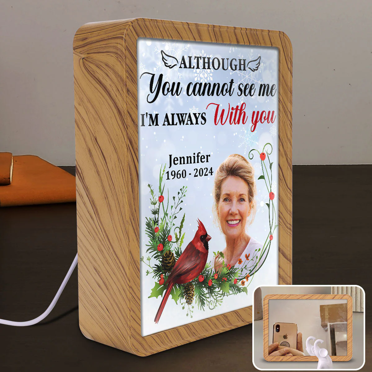 I Am Always With You - Personalized Custom Magic Mirror - Image 4