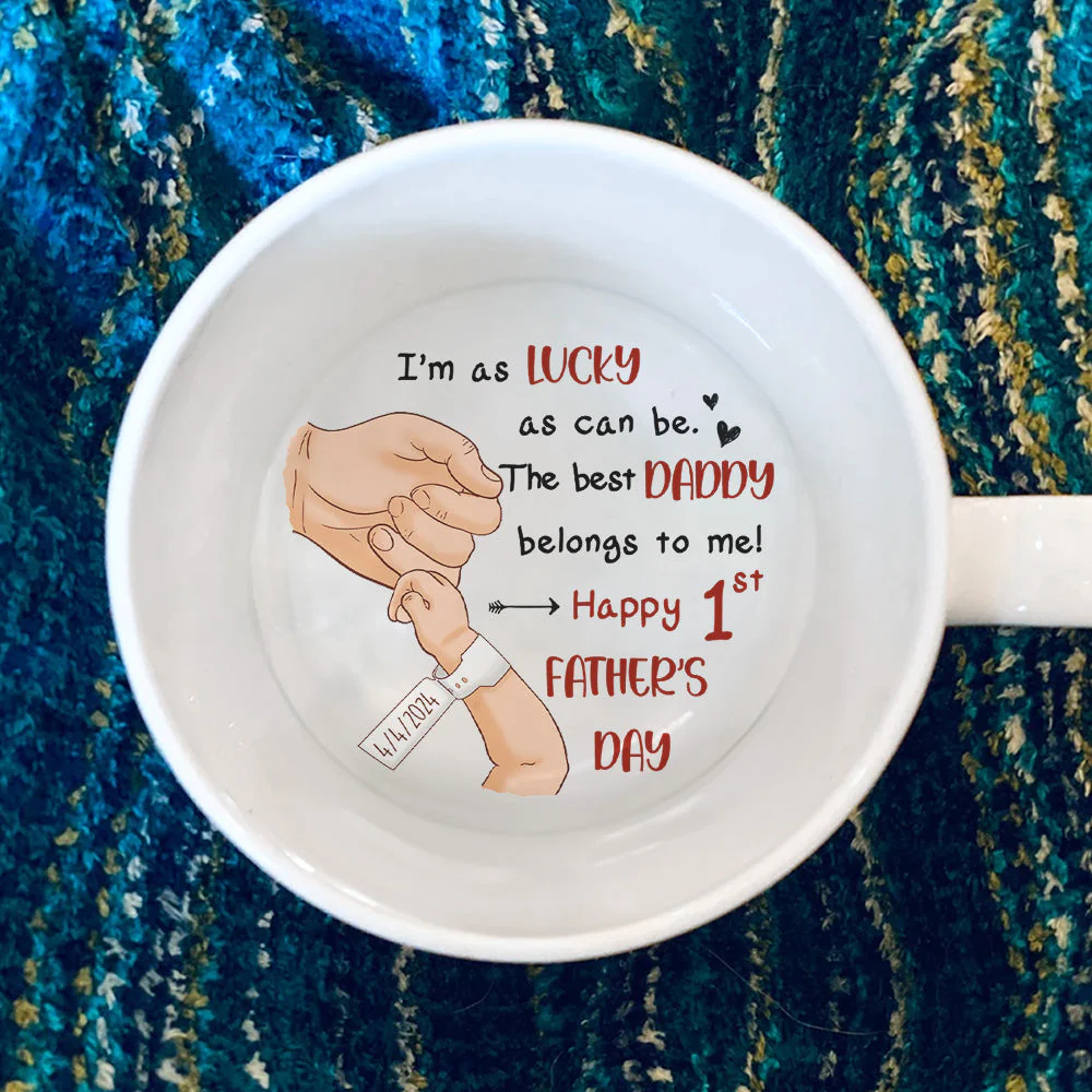 I Am As Lucky As Can Be - Personalized Custom Hidden Message Mug - Image 2