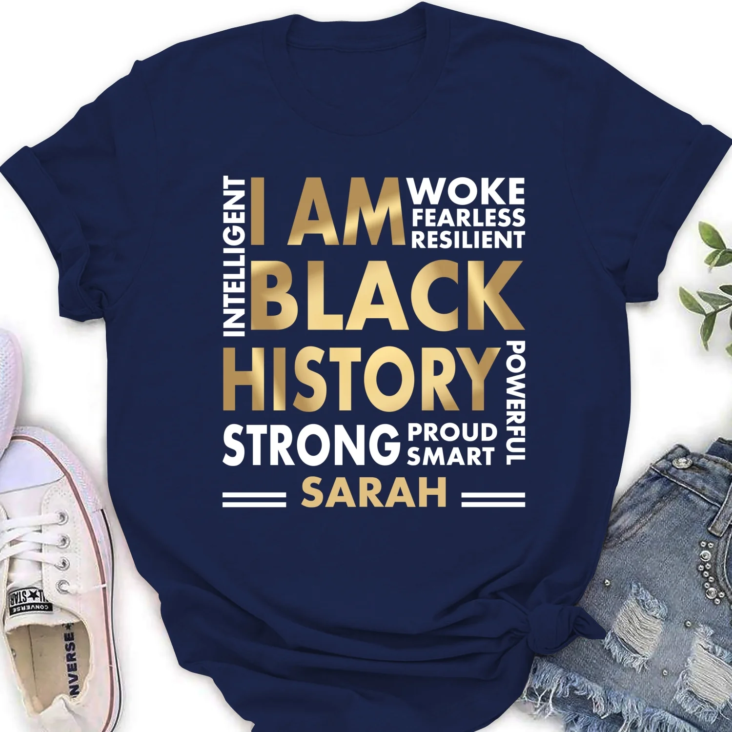 I Am Black History - Personalized Custom Shirt - Image 17
