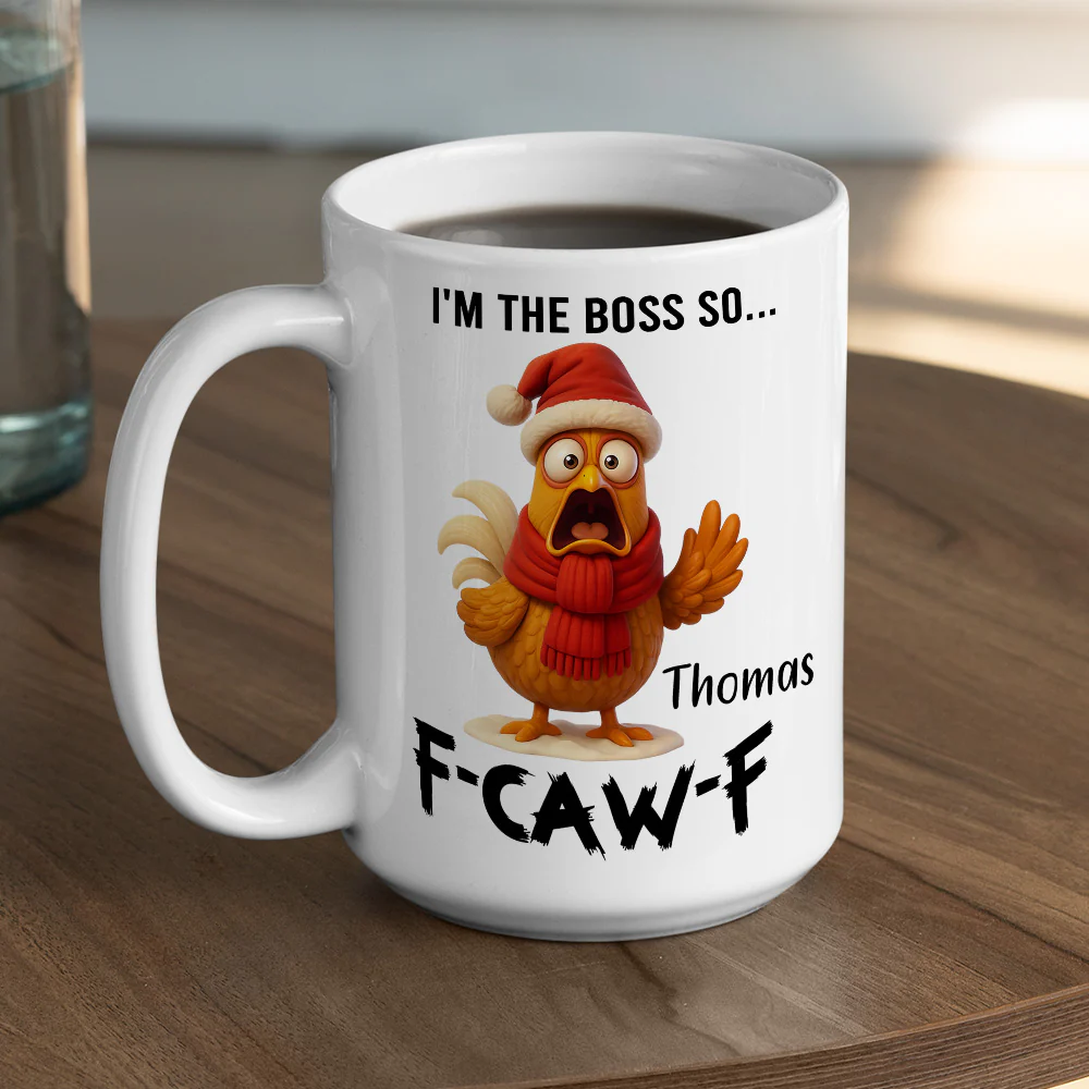 I Am Boss So FCAWF - Personalized Custom Coffee Mug - Image 6