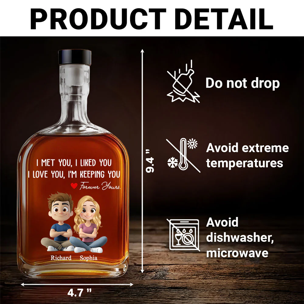 I Am Keeping You - Personalized Custom Spirits Decanter - Image 5